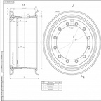 Колесный диск 22,00-25/3,0 167.409.3101012-82