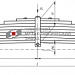 Задняя рессора для автомобилей производства ПАО "Камаз" 43114 9-листовая