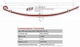 Передний подкоренной рессорный лист №2 МАЗ 6430