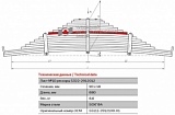 Задний рессорный лист №9 для автомобилей производства ПАО "Камаз" 5513, 55111, 53216, 53213, 53211, 54112, 54212, 53228, 6540